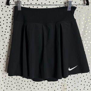 Nike Black Pleated Skirt with White Logo